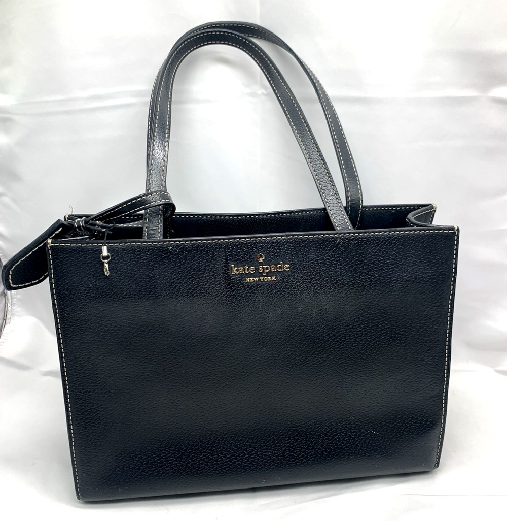 Kate Spade Black Purse Handbag Tote Thompson Street Large Sam PXRU8744 Tote 9x12